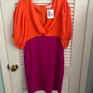 Color Block Mini Dress, Never worn